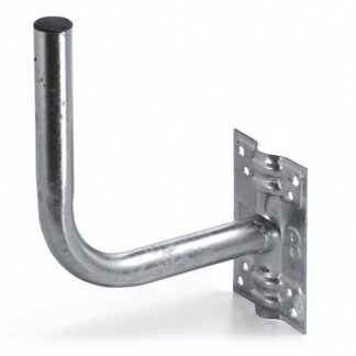 SUPPORTO A "L" LEGGERO IN TUBO TONDO - H.45CM