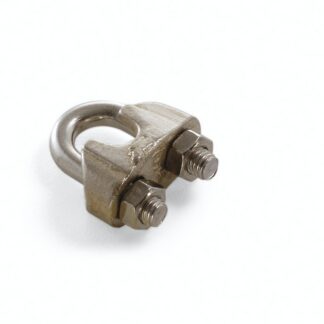 MORSETTO INOX PER FUNE IN ACCIAIO