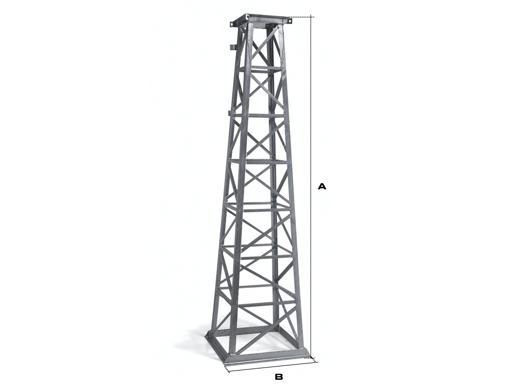 TRALICCIO MODULARE A BASE TRAPEZOIDALE MISURE
