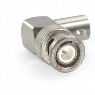 ADATTATORE COASSIALE BNC MASCHIO - BNC FEMMINA 90°