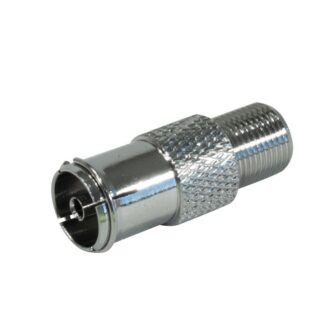 ADATTATORE COASSIALE F FEMMINA / IEC FEMMINA