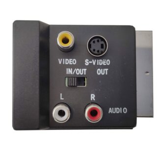 ADATTATORE AUDIO VIDEO SCART MASCHIO / 3 RCA FEMMINA