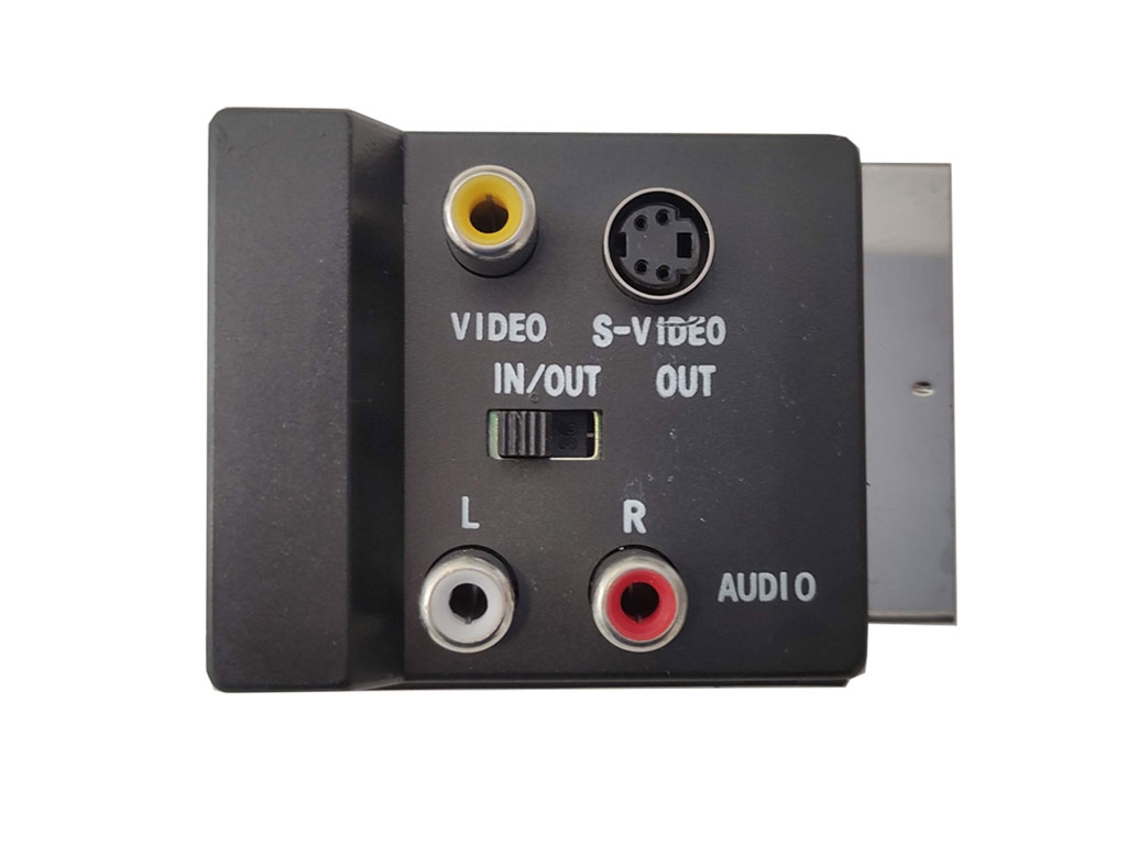 ADATTATORE AUDIO VIDEO SCART MASCHIO / 3 RCA FEMMINA
