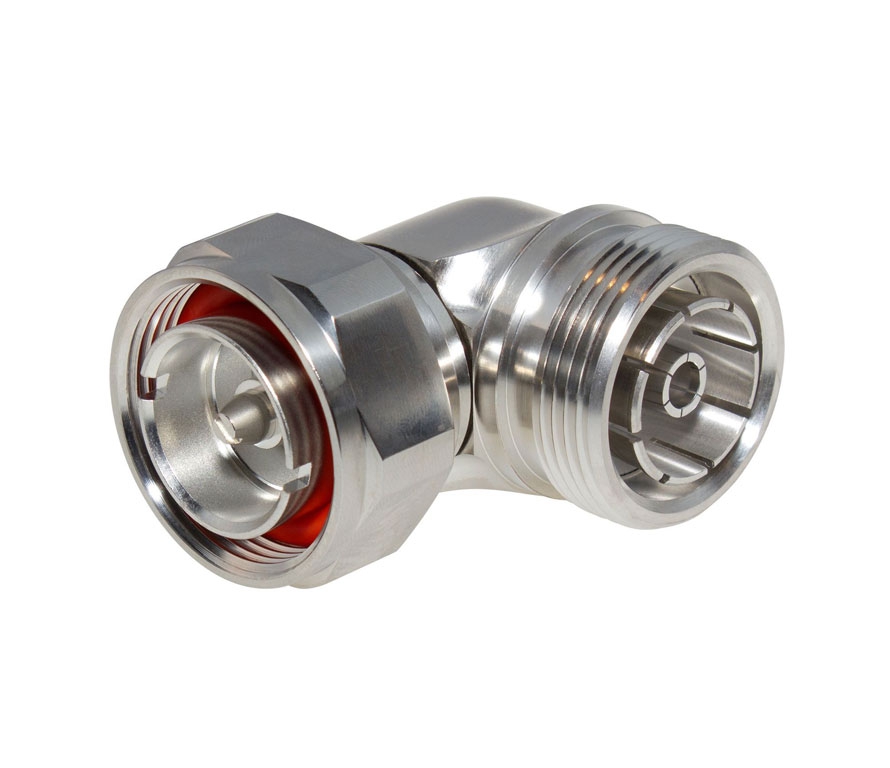 ADATTATORE COASSIALE 7/16" MASCHIO / 7/16" FEMMINA 90°