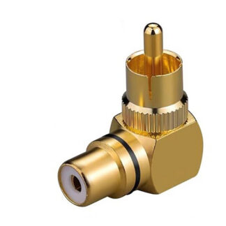 ADATTATORE COASSIALE RCA MASCHIO/RCA FEMMINA 90?