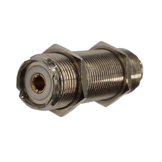 ADATTATORE COASSIALE UHF FEMMINA - UHF FEMMINA A PANNELLO