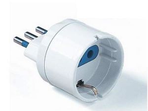 ADATTATORE SPINA 10/16A - PRESA SCHUKO
