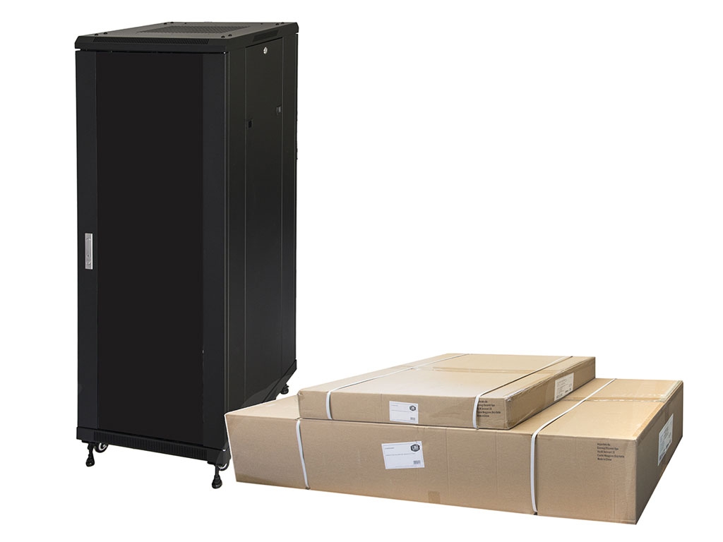 ARMADIO RACK 19" DA PAVIMENTO DA ASSEMBLARE