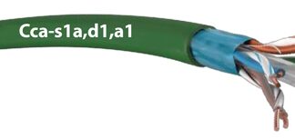 CAVO LAN FTP CAT.6A GUAINA LSZH GRIGIA