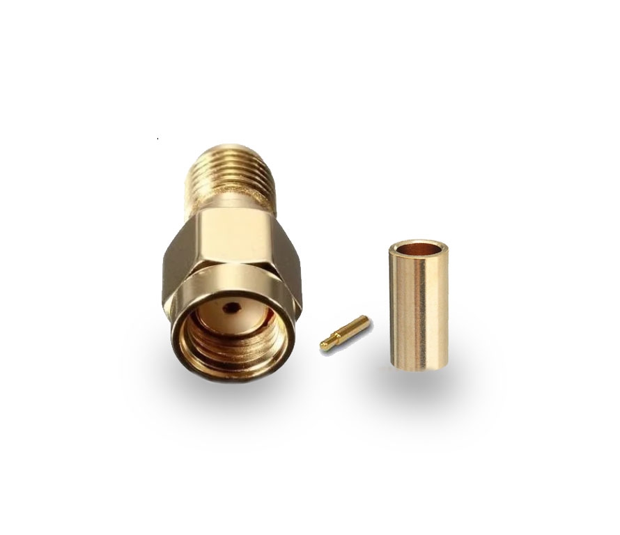 CONNETTORE COASSIALE SMA MASCHIO REVERSE POLARITY