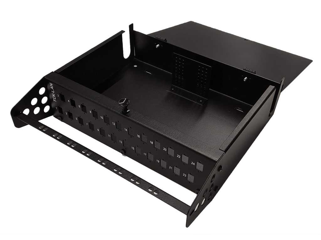 FIBER ORGANIZER METALLICO MEDIO DA MURO COMPATTO