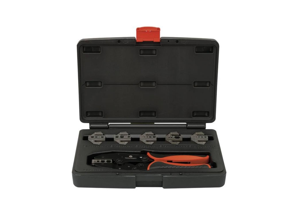 KIT IN VALIGIA PINZA A CRIMPARE CONNETTORI RF