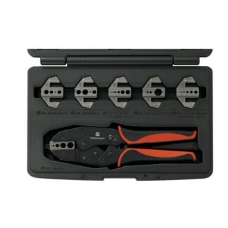 KIT IN VALIGIA PINZA A CRIMPARE CONNETTORI RF