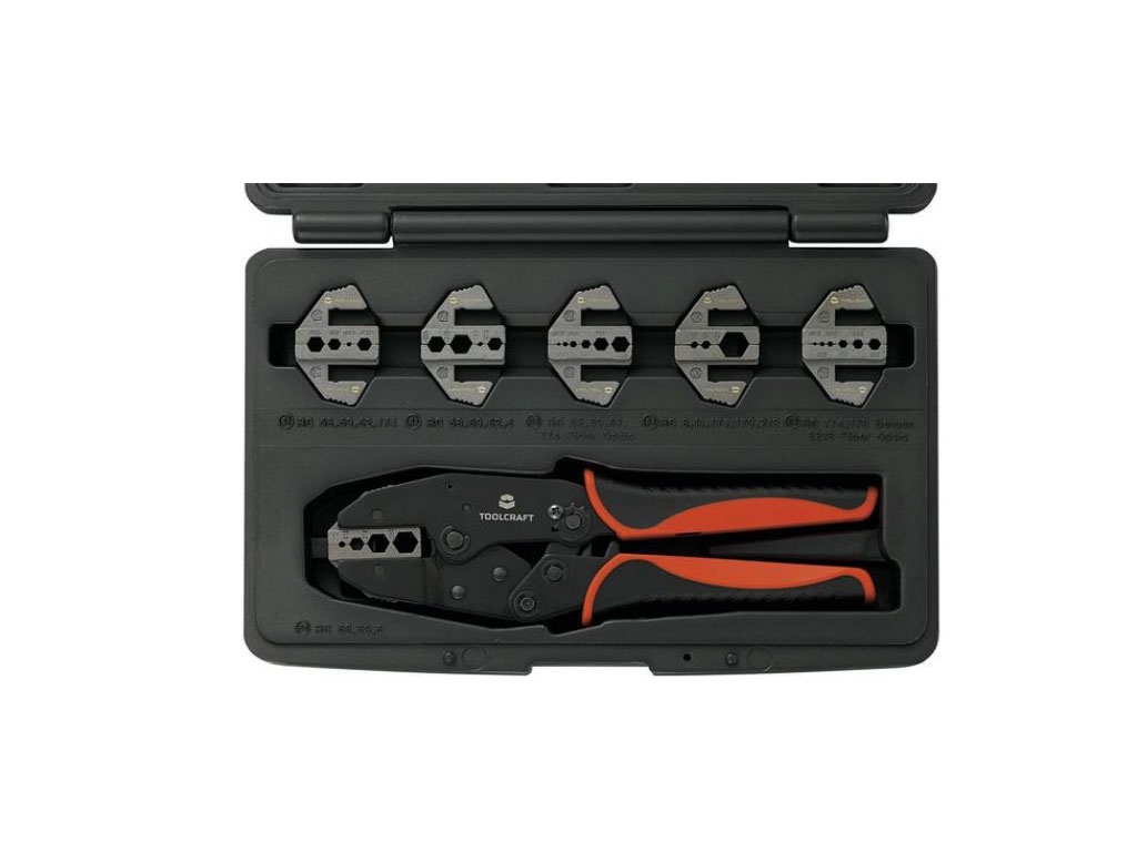 KIT IN VALIGIA PINZA A CRIMPARE CONNETTORI RF