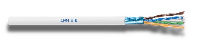 CAVO LAN FTP CAT.5E GUAINA PVC BIANCA