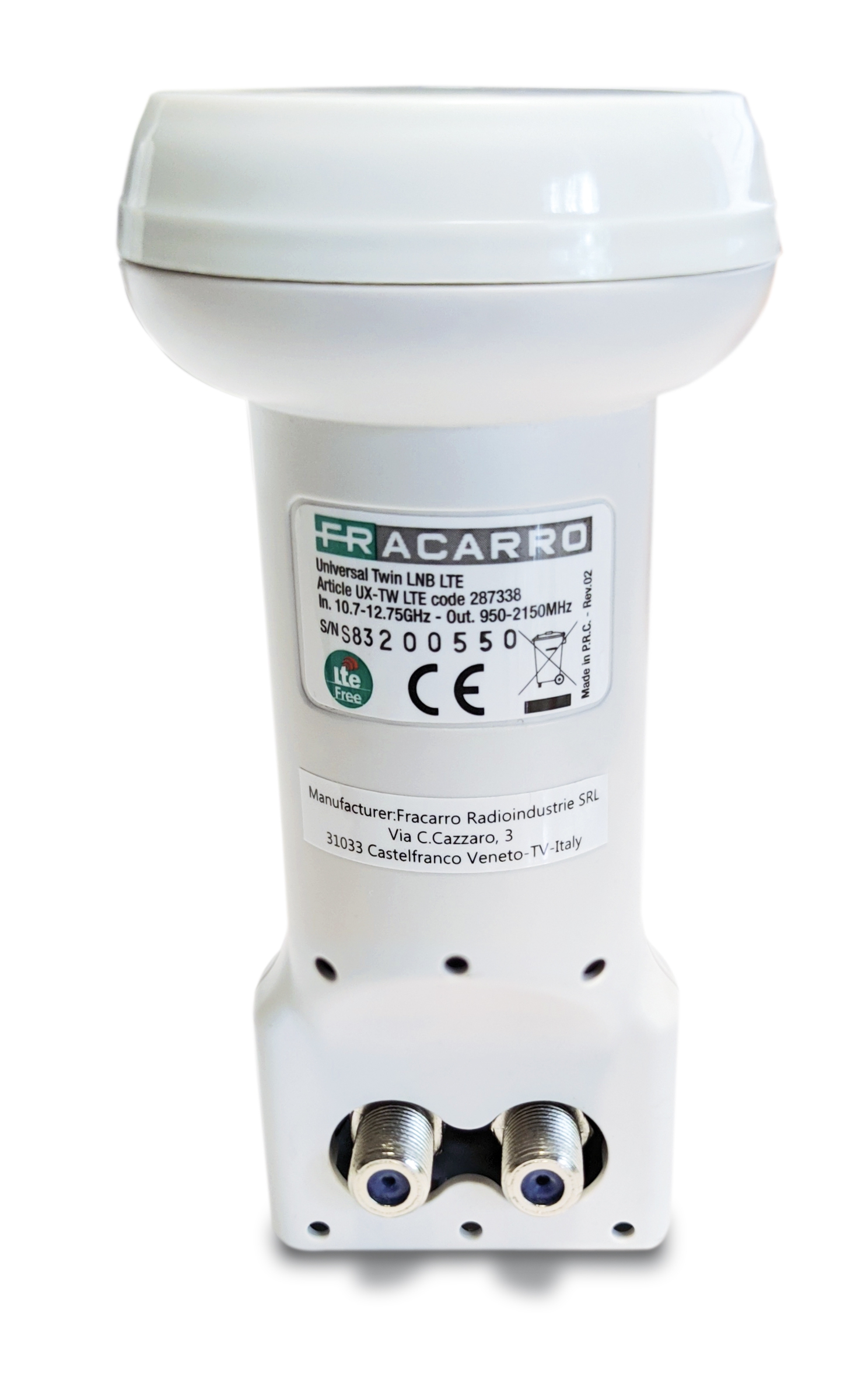 LNB UNIVERSALE 2 USCITE FRACARRO