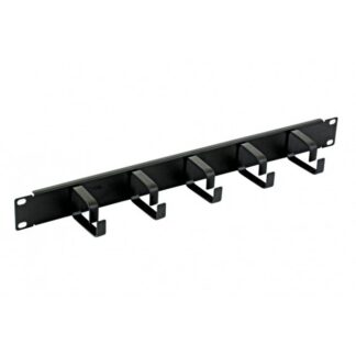 PANNELLO PASSACAVI PER RACK 19" A 5 ANELLI