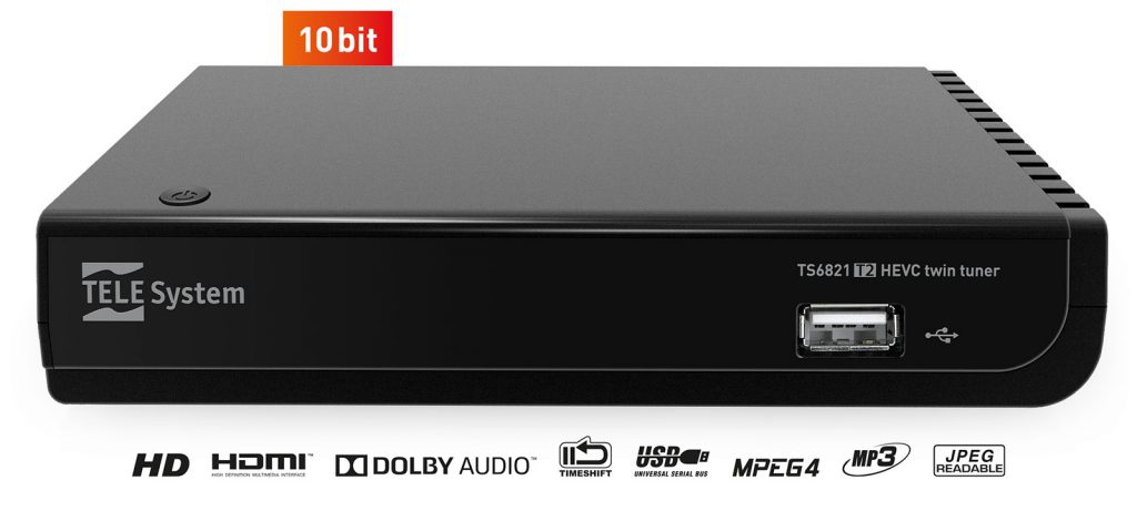 RICEVITORE DVB-T2 TELSYSTEM DESKTOP
