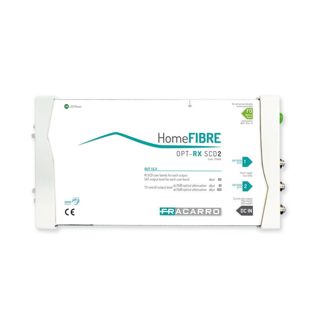 RICEVITORI FIBRA OTTICA DCSS+TV FRACARRO